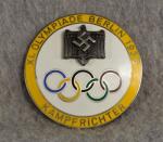 German 1936 Olympic Judge Badge Yellow Repro