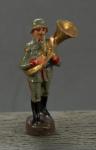 German Band Musician Tuba Soldier Elastolin