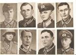 WWII German Knights Cross Photo Card Lot of 8