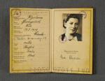 WWII German Fremdenpass Foreign Passport
