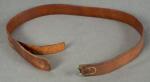 German Brown Leather Equipment Belt Reproduction