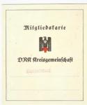 WWII German DRK Red Cross Membership Booklet