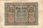 German Currency 100 Mark Note