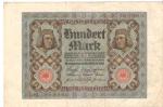 German Currency Reichsbanknote 100 Mark 1920 Note