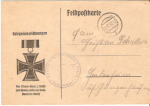 WWII Feldpostkarte Iron Cross Theme 1942