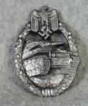 Panzer Assault Badge Silver Reproduction