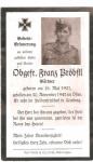 WWII German Death Card Eastern Front Soldier