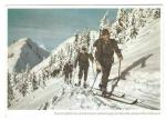 WWII German Ski Patrol Postcard Finnish