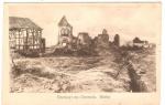 WWI Imperial German Postcard Chernay Ruined Church