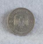 German 1934 A 5 Reichsmarks Garrison Church Coin
