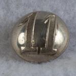 WWI German Shoulder Board Button 11th Company