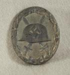 WWII German Silver Wound Badge 107 Carl Wild
