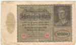 German 10000 Mark Reichsbanknote 1922