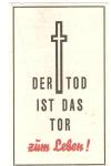 WWII German MIA Remembrance Death Card 1946