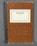 German Konto Buch Account Book