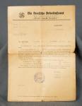 WWII DAF Document for Volkswagen Purchase
