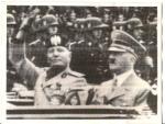 WWII Wire Press Photo Hitler and Mussolini