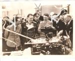 WWII Press Photo Hitler Goebbles and Goering