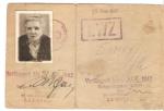 WWII German Ukrainian Ausweis Document