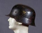 German Fire Police Double Decal Helmet
