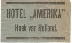 Luggage Decal Hotel Amerika Holland 1930