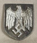 WWII German WH DAK Pith Helmet Shield Eagle