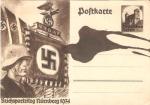 German Reichsparteitag Nurnberg Postcard 1934