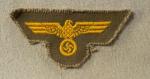WWII German Coastal Artillery Cap Eagle Insignia