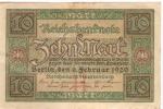 German 10 Mark Reichsbanknote 1920