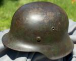 WWII NS64 German M42 Helmet Normandy Camo