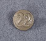 WWII German RZM Shoulder Board Button 22nd Company
