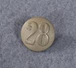 WWII German RZM Shoulder Board Button 28th Company