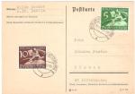 WWII German Stamped Postcard