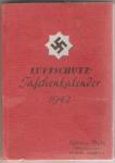 Luftschutz Taschenkalender 1942 Pocket Calendar