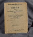 WWI German Field Training Manual 1916