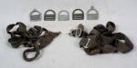 WWII M30 German Gas Mask Straps & Buckles