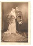 WWII German Soldier Wedding Photo Picture