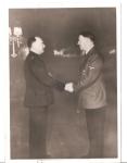 WWII German Press Photo Mussert and Hitler