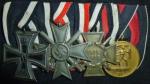 WWII German Parade Medal Bar Four Place 