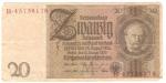 German 20 Mark Reichsmark 1929