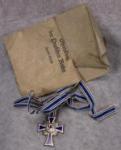 German Silver Mothers Cross and Packet