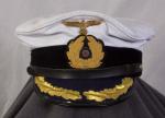Kriegsmarine White Visor Cap Hat Reproduction