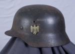 WWII German M40 Heer Single Decal Army Helmet