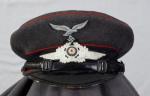 WWII NCO Luftwaffe Flak Artillery Visor Cap