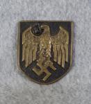 WWII German WH DAK Pith Helmet Shield