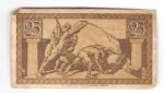German Bonn 25 Pfennig Notgeld Note