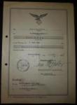 Luftwaffe Promotion Document