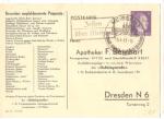 WWII era German Postcard Pharmacy Advertisement