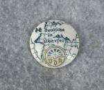 WWII German VDA Deutsche in Ubersee Glass Tinnie