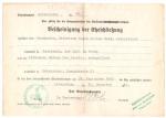 WWII German Marriage Certificate 1942